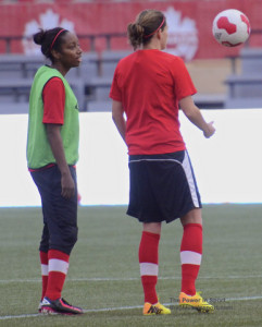 Canadian Women's National Soccer Team_practice The Power in Sport Nov 22 2013 (7)