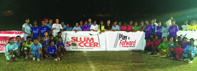 Banner photo with girls Slum Soccer India May 30 2015-01-01